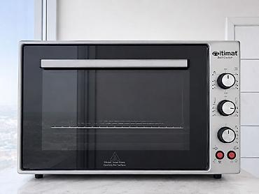 İtimat Best Cooker elektrikli mini soba - Geniş şüşə qapı və