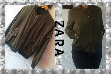 zenska brugi jakna: Zara bomber jakna M Prelepa nova zenska bomber jakna,savrsena za