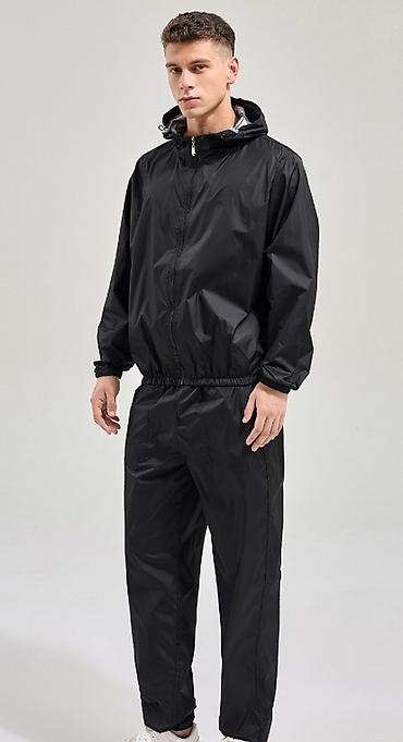Мужской спортивный костюм, 2XL, Новый, цвет - Черный, Самовывоз, Платная доставка