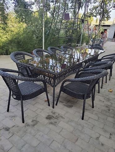 открытый бассейн: Комплект садовой мебели, Кресла, Ротанг — 1