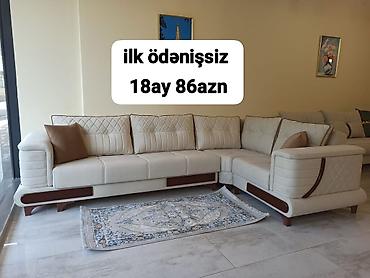 Divanlar: Künc divan kolleksiyası - Müasir dizaynlı L-şəkilli künc divanlar - — 55