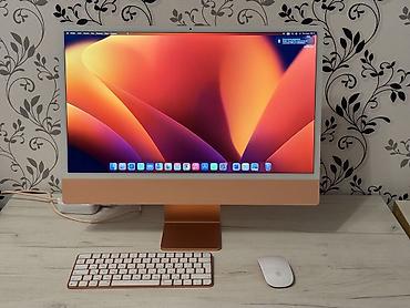Apple iMac 24" (narıncı/qırmızı rəng) - 24 düymlük 4.5K Retina ekran