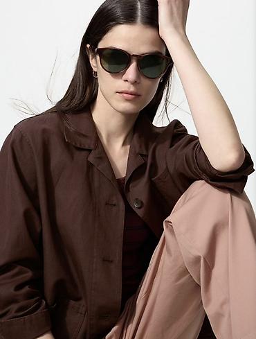 круглый: Солнцезащитные очки очки, Uniqlo, Унисекс, Круглые, Новый — 3