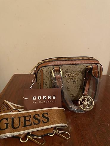 Çantalar: Guess çiyin/çapraz çanta - Model: GUESS (monoqram SG loqolu), ön — 3