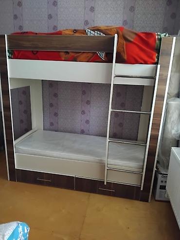 2mərtəbə kravat: Oğlan və qız üçün, Yeni, Çarpayı, Matras ilə, Siyirməli, Laminat — 5