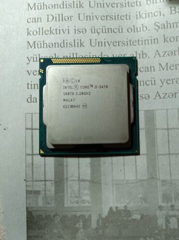 Prosessorlar: Prosessor Intel Core i5 İ5 3470, 3-4 GHz, 4 nüvə, İşlənmiş