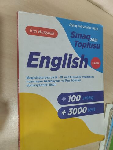 ingilisce kitablar: Sınaq kitabı English