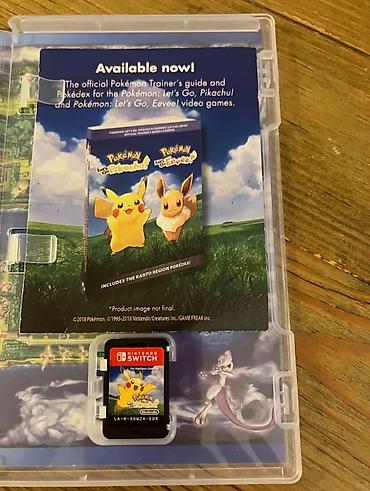 nintendo switch azerbaycan: Nintendo Switch - Pokémon Let's Go Pikachu - 1 dəfə istifadə olunub — 2