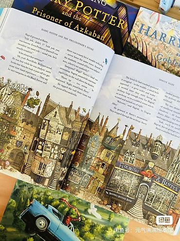 белая ночь: Иллюстрированное издание «Harry Potter» (англ. язык) — набор из 4 книг — 5