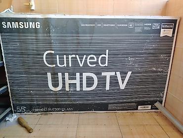ТВ и видео: Б/у Телевизор Samsung 55" UHD (3840x2160), Самовывоз — 3