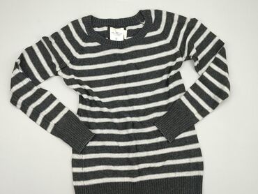 czarne bluzki dekolt w łódkę: Sweter, H&M, L, stan - Dobry