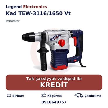 disk yonan aparat: Elan başlığı: Perforator Kad TEW-3116/1650 Vt Elan mətni: Kad — 1