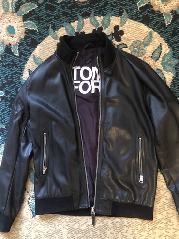 Куртки: Мужская куртка, XL (EU 42), Tom Ford, Б/у, цвет - Черный, Самовывоз, Бесплатная доставка, Платная доставка