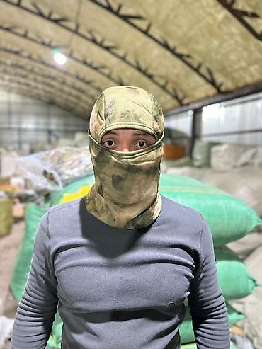Женская одежда: Балаклава, С вырезом для глаз, Полиэстер — 4