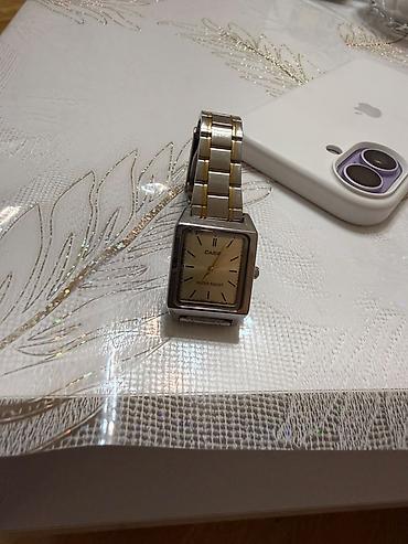 Aksesuarlar: Casio kişi qadin qol saatı - Korpus: düzbucaqlı, paslanmayan polad - — 2