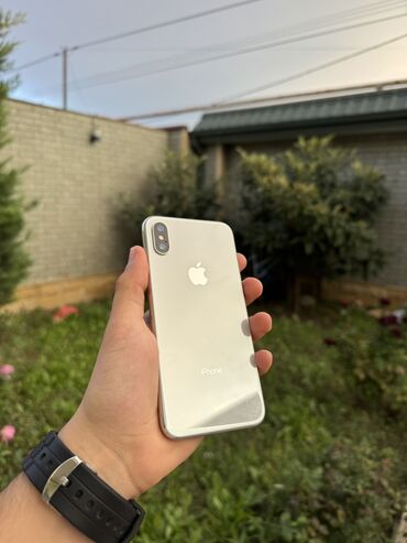 iphone 16 almaq: IPhone X, 256 ГБ, Белый, Face ID, Беспроводная зарядка