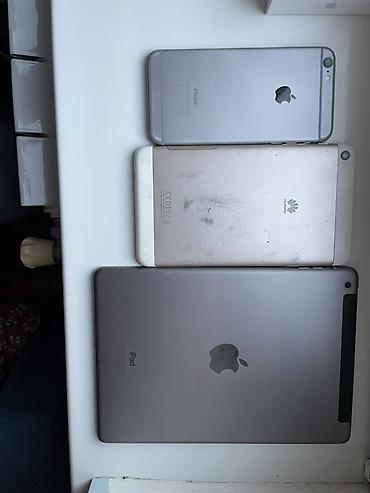 planşet telefon: Məhsul: 3 cihazdan ibarət dəst - Apple iPhone (Space Gray rəng, arxa — 2