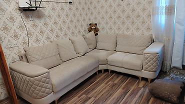 Künc divan, İşlənmiş, Açılan, Bazalı, Vеlur parça, Çatdırılma yoxdur