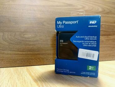 жесткий диск купить: Xarici hard disk WD My Passport Ultra 2 TB USB 3.0 Yeni, original