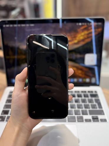 айфл: IPhone 14 Pro Max, Б/у, 128 ГБ, Black Titanium, Защитное стекло, Чехол, 81 % — 6