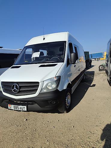 короткий спринтер: Mercedes-Benz Sprinter,316 белый, длинная база, высокий крыша — 7