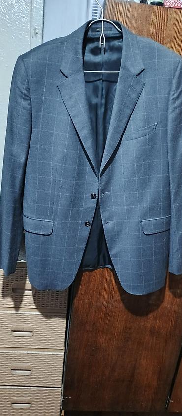 leopard 7: Мужской костюм, XL, L, Massimo Dutti, Новый, цвет - Серый, Платная доставка, Самовывоз — 1