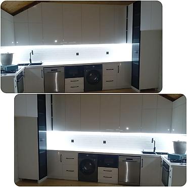 islenmis mebel satisi: Mətbəx mebeli satılır 1000 azn. Ölçüsu 6 m. Üzəri tökmə — 1