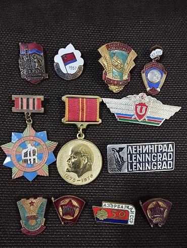 SSSR dövrünə aid kolleksiya nişan və medallar. qiyməti müxtəlifdir. wp lalafo.az -da SSSR dövrünə aid kolleksiya nişan və medallar. qiyməti müxtəlifdir. wp