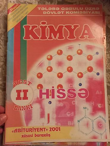1984 kitab: 2001 test topluları kimya fizika biologiya fenninden — 3