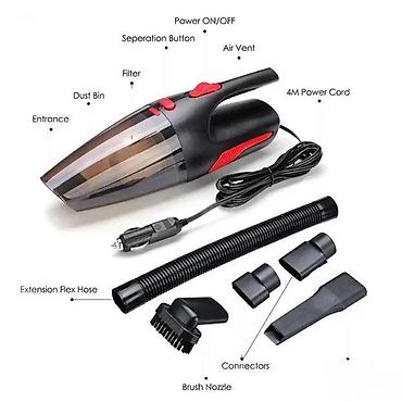 multimedia 1din: Usisivač za auto 120W/12V NOVO. OPIS PROIZVODA: Motor snage 120V — 6