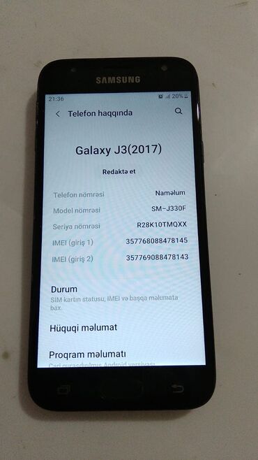 Samsung: Samsung Galaxy J2 2016, 16 GB, rəng - Qara, İki sim kartlı