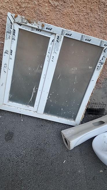 bugda toxumu satisi: Plastik (PVC) ikiqat şüşəli pəncərə çərçivələri - Material: ağ PVC — 1