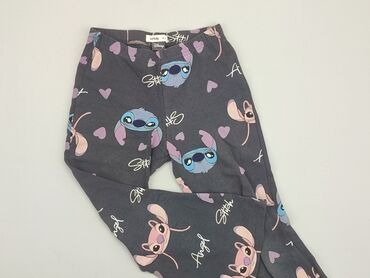 trampki czarne dla dziewczynki: Leggings for kids, SinSay, 8 years, 122/128, condition - Good