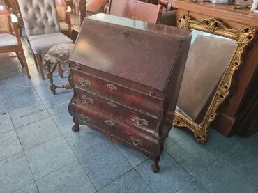 Stilski radni stolovi: Odlicno stanje Visina 100 cm Sirina 80 cm Dubina45 cm — 11