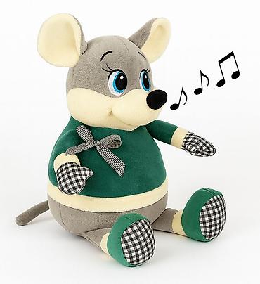 Музыкальная новогодняя упаковка в виде мягкой игрушки Очаровательная