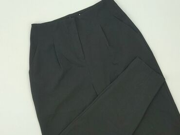 woskowane spodnie orsay: Material trousers for women, size S (EU 36)