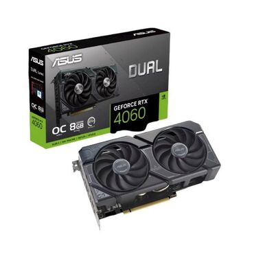 Процессоры: Видеокарта Asus GeForce RTX 4060, 8 ГБ, Новый