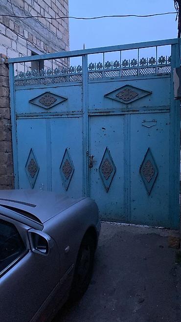 qaraj qapı: Metall darvaza dəsti - Material: qalın metal lövhə və profil karkas - — 1