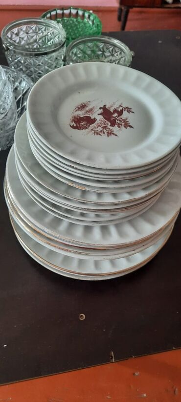 Digər dəstlər və servizlər: Klassik süfrə və dekor dəsti - Şüşə dekorativ vaza: əl işi görünüşlü — 2