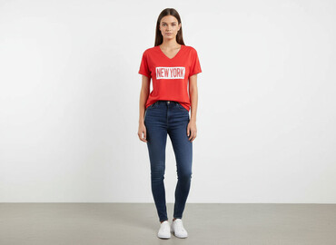 nyc t shirty: SZACHOWNICA, Футболка жіноча, розмір M
