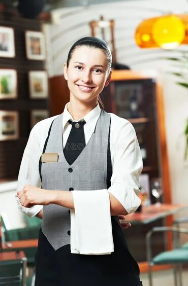 Ofisiant tələb olunur, Restoran, Gündəlik ödəniş, 18-29 yaş, Təcrübəsiz