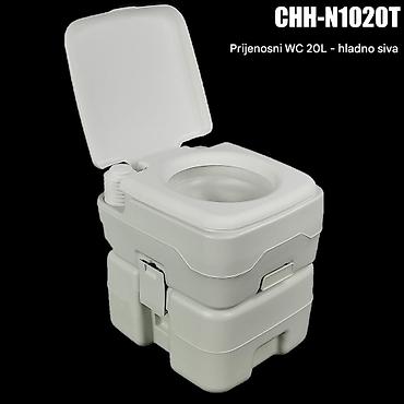 sto 90x90: Prijenosni WC CHH-N1020T – 20 L, hladno siva Kompaktan, samostalni — 1