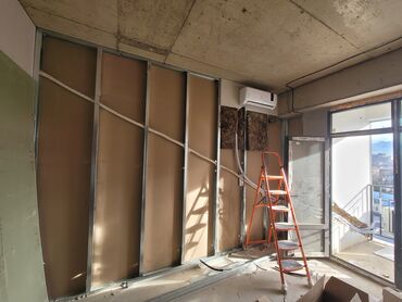 Установка кондиционеров: Установка кондиционеров. Прокладка коммуникаций ( труб ) на стадии — 5