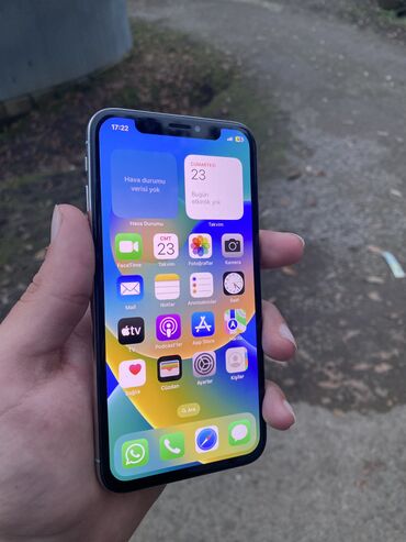 Apple iPhone: IPhone X, 256 GB, Ağ