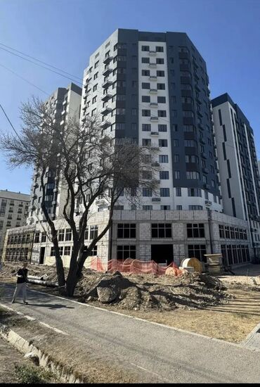 гостиница или квартира посуточно ош: 2 бөлмө, 59 кв. м, Элитка, 6 кабат, ПСО (өзү оңдоп түзөтүп бүтүү үчүн)