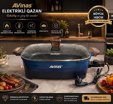 w210 qazan: Elektrik qazan Avinas, 7 l, Yeni, Ünvandan götürmə, Ödənişli çatdırılma, Rayonlara çatdırılma — 2