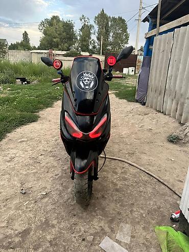 kugoo kirin m5 pro: Скутер городской, тюнингованный, черный с красными акцентами — 3