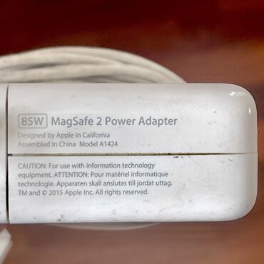apple ноудбук: Apple MagSafe 2 85W оригинал б/у зарядное устройство для MacBook Pro