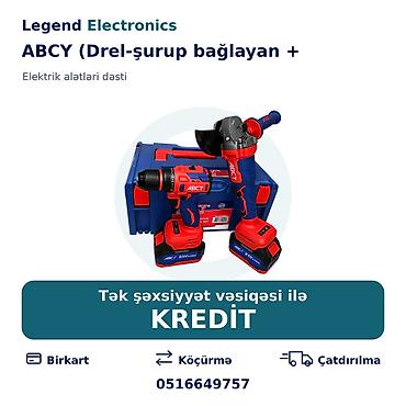islənmis drel: Elan başlığı: Elektrik alətlər dəsti ABCY (Drel-şurup bağlayan + — 1