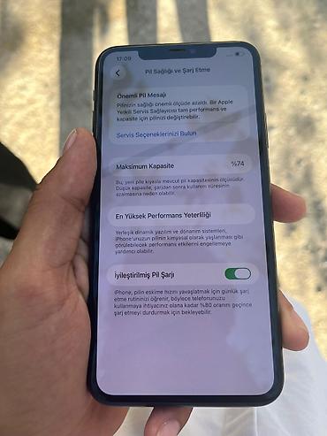 ikinci el iphone 16: IPhone 11 Pro Max, 64 GB, Qara, Face ID — 2